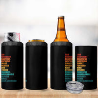 I Am Confident Beautiful Inspiring Asian American 4 in 1 Can Cooler Tumbler AAPI Heritage Month