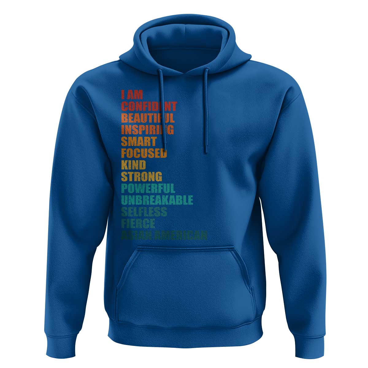 I Am Confident Beautiful Inspiring Asian American Hoodie AAPI Heritage Month
