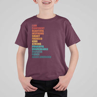 I Am Confident Beautiful Inspiring Asian American T Shirt For Kid AAPI Heritage Month