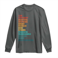 I Am Confident Beautiful Inspiring Asian American Long Sleeve Shirt AAPI Heritage Month