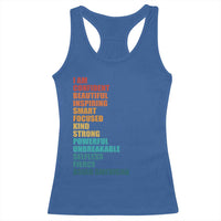 I Am Confident Beautiful Inspiring Asian American Racerback Tank Top AAPI Heritage Month