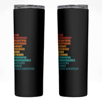 I Am Confident Beautiful Inspiring Asian American Skinny Tumbler AAPI Heritage Month