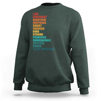 I Am Confident Beautiful Inspiring Asian American Sweatshirt AAPI Heritage Month