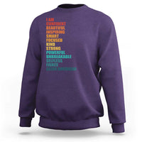 I Am Confident Beautiful Inspiring Asian American Sweatshirt AAPI Heritage Month