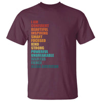 I Am Confident Beautiful Inspiring Asian American T Shirt AAPI Heritage Month