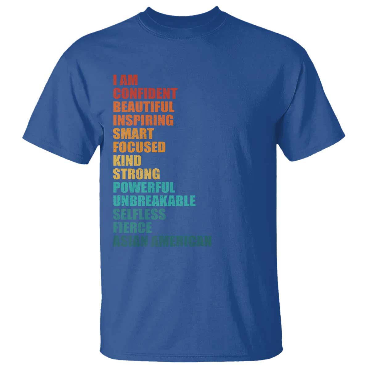 I Am Confident Beautiful Inspiring Asian American T Shirt AAPI Heritage Month