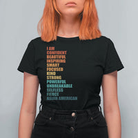 I Am Confident Beautiful Inspiring Asian American T Shirt For Women AAPI Heritage Month