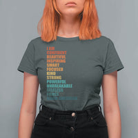 I Am Confident Beautiful Inspiring Asian American T Shirt For Women AAPI Heritage Month