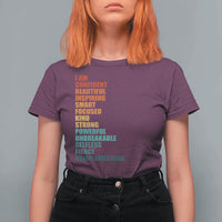 I Am Confident Beautiful Inspiring Asian American T Shirt For Women AAPI Heritage Month