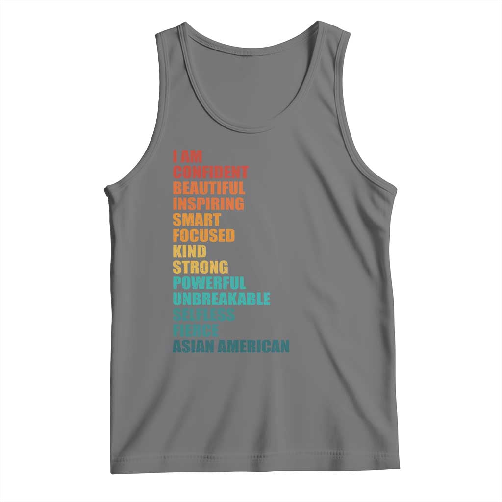 I Am Confident Beautiful Inspiring Asian American Tank Top AAPI Heritage Month