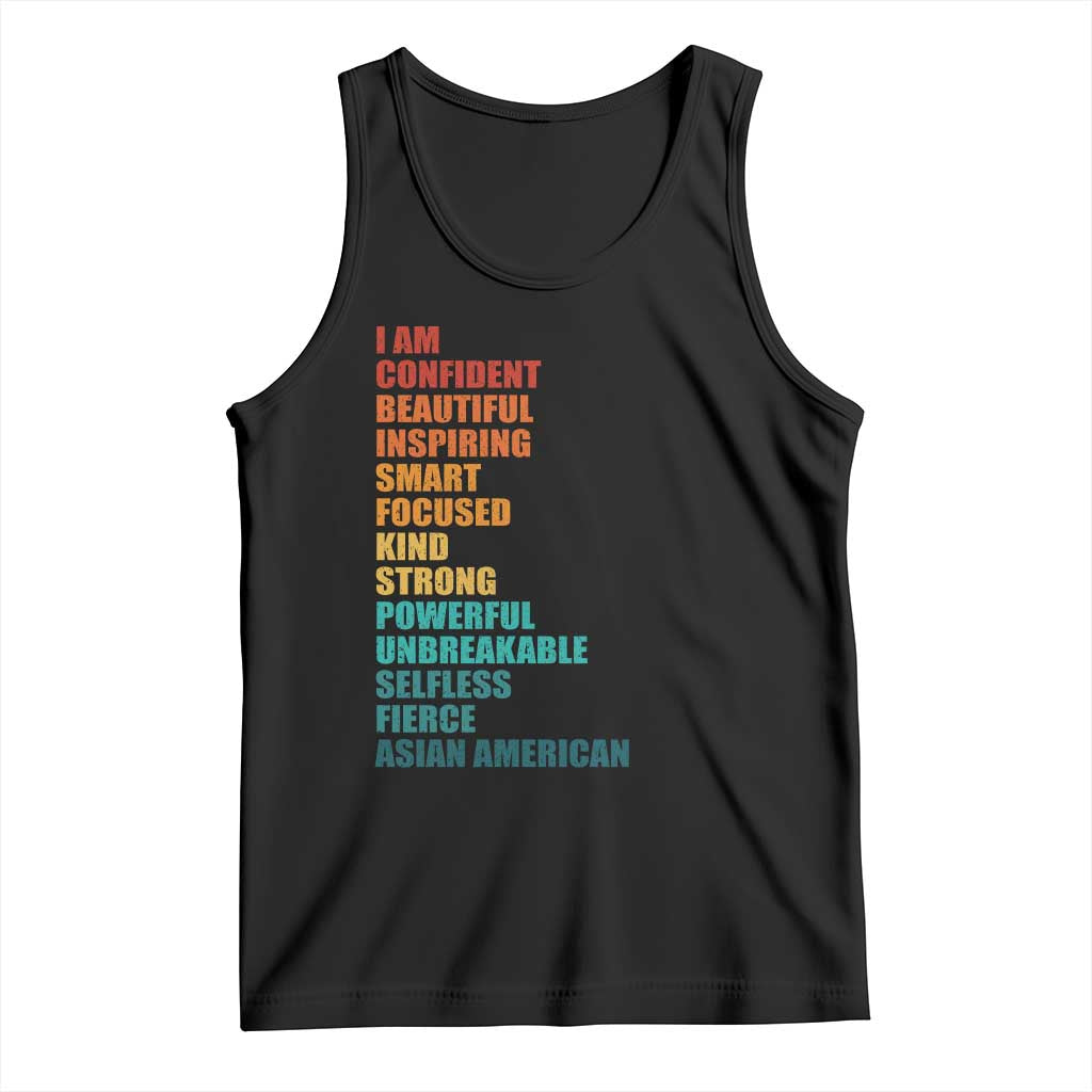 I Am Confident Beautiful Inspiring Asian American Tank Top AAPI Heritage Month