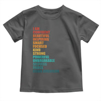 I Am Confident Beautiful Inspiring Asian American Toddler T Shirt AAPI Heritage Month