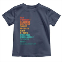 I Am Confident Beautiful Inspiring Asian American Toddler T Shirt AAPI Heritage Month