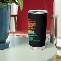I Am Confident Beautiful Inspiring Asian American Tumbler Cup AAPI Heritage Month