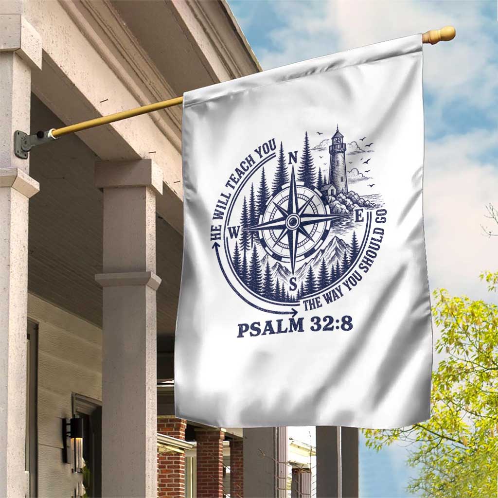 Christian Camping Garden Flag He Will Teach You The Way You Should Go