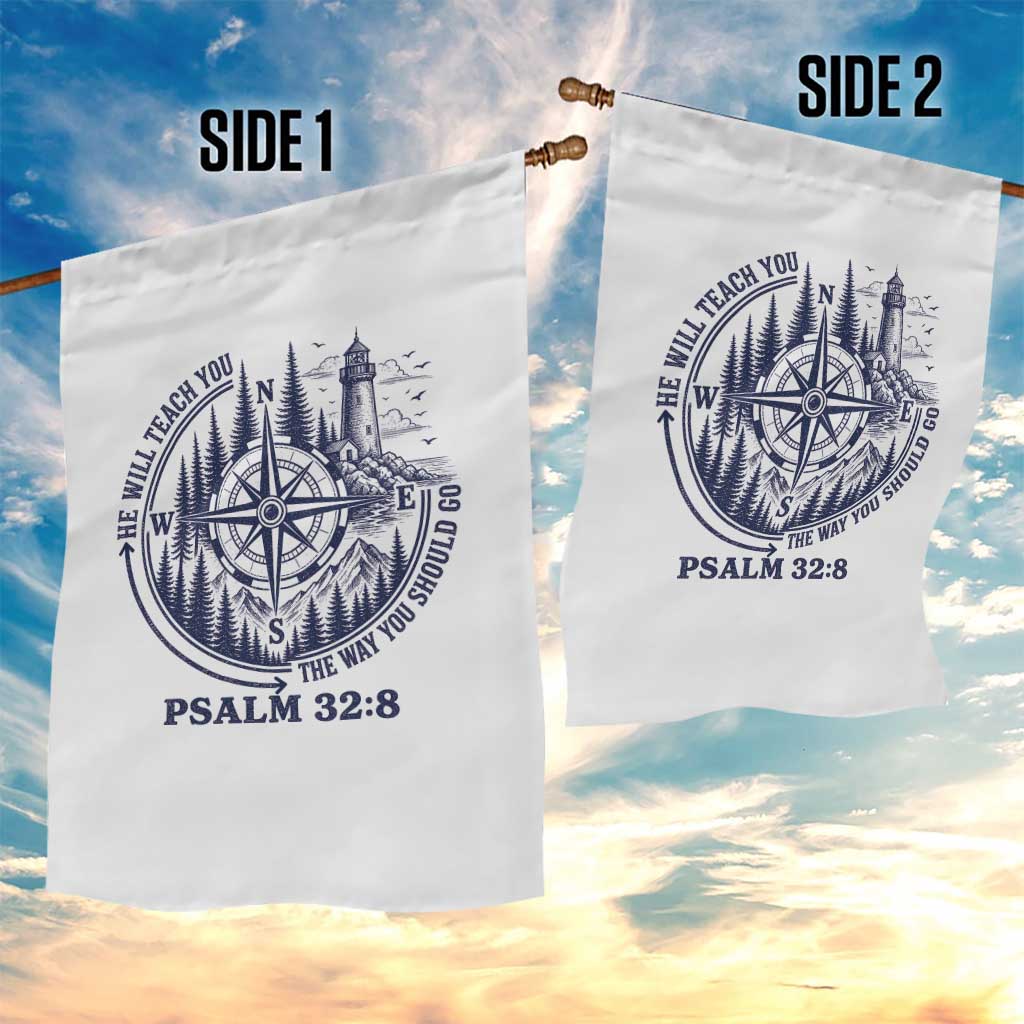 Christian Camping Garden Flag He Will Teach You The Way You Should Go