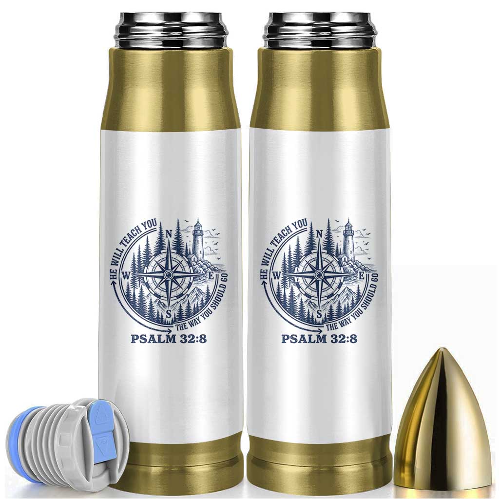 Christian Camping Bullet Tumbler He Will Teach You The Way You Should Go