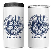 Christian Camping 4 in 1 Can Cooler Tumbler He Will Teach You The Way You Should Go