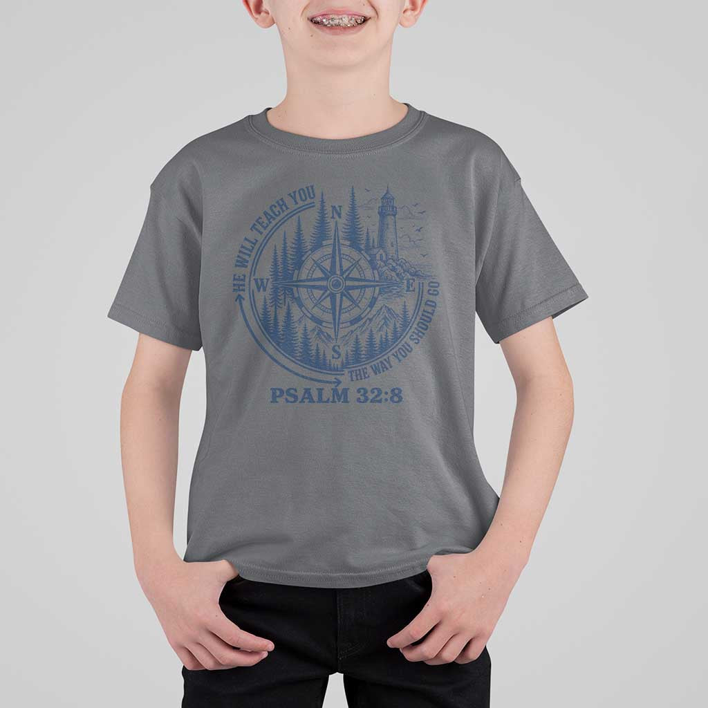Christian Camping T Shirt For Kid He Will Teach You The Way You Should Go
