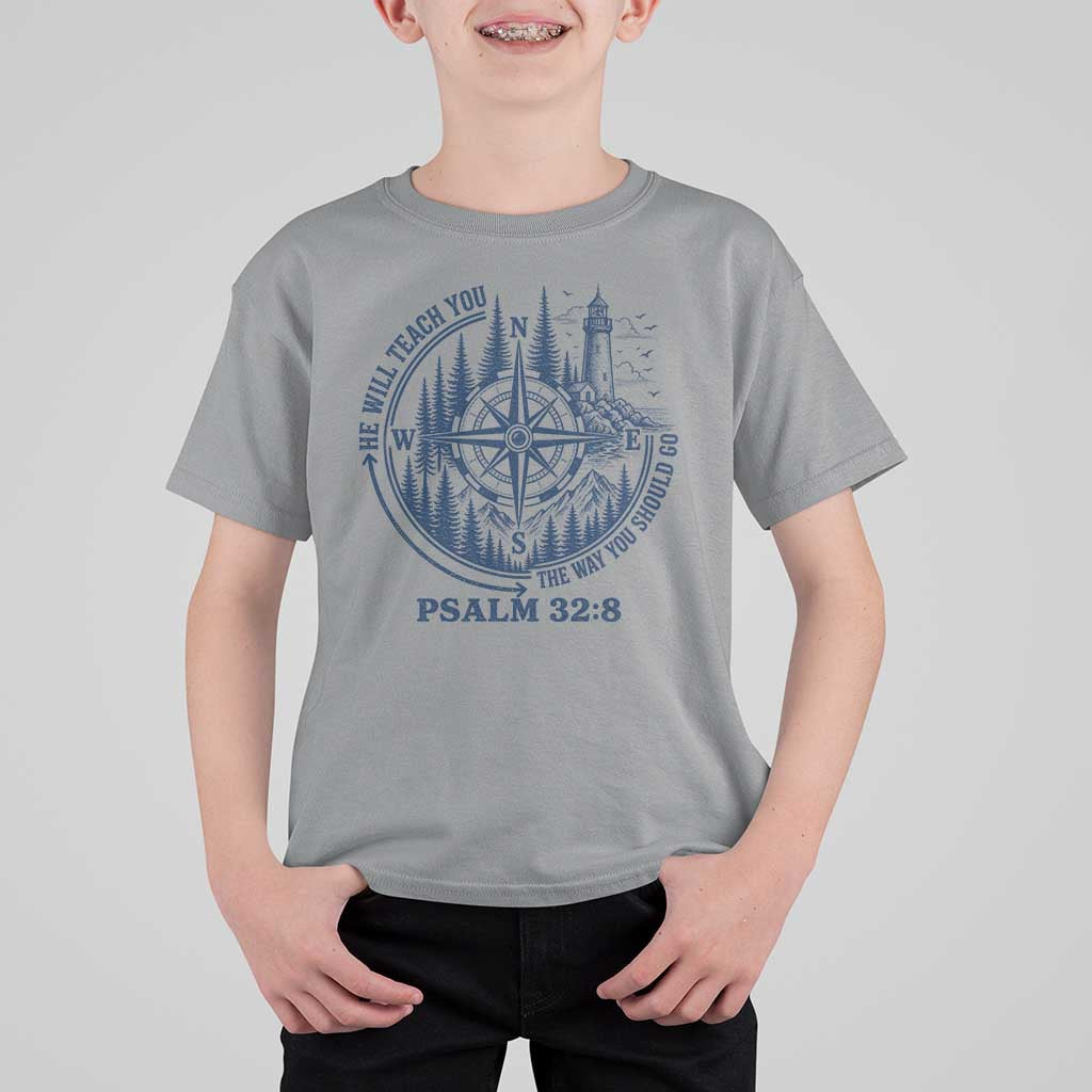 Christian Camping T Shirt For Kid He Will Teach You The Way You Should Go