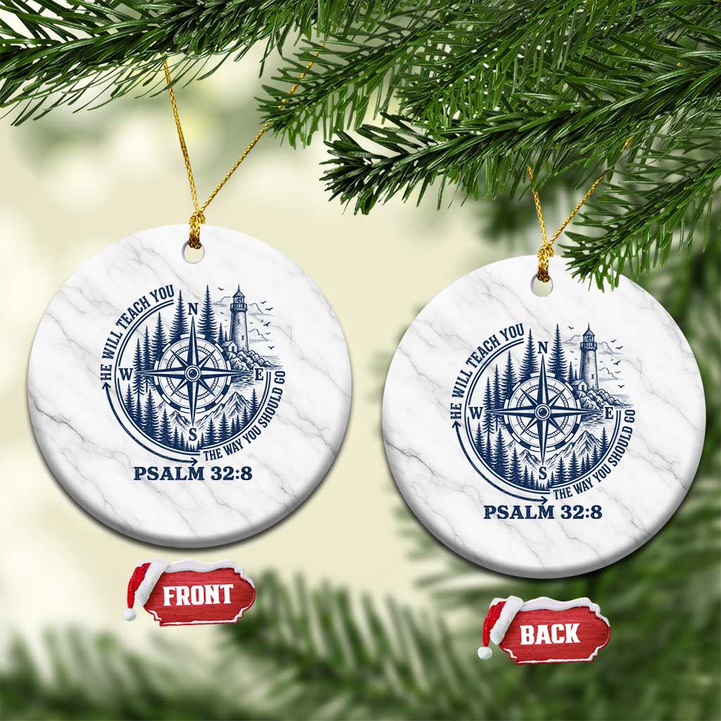Christian Camping Ceramic Ornament He Will Teach You The Way You Should Go