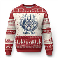 Christian Camping Ugly Christmas Sweater He Will Teach You The Way You Should Go