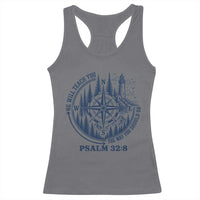 Christian Camping Racerback Tank Top He Will Teach You The Way You Should Go
