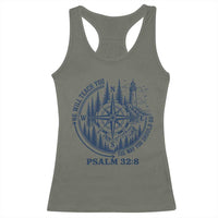 Christian Camping Racerback Tank Top He Will Teach You The Way You Should Go
