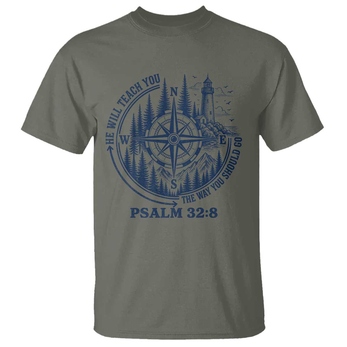 Christian Camping T Shirt He Will Teach You The Way You Should Go