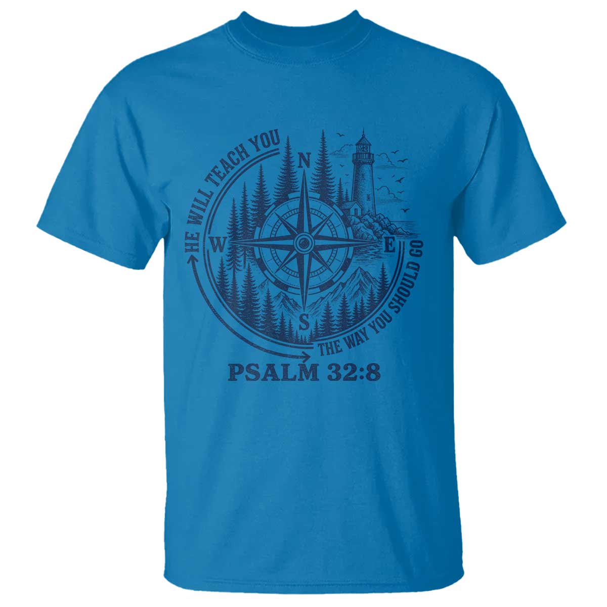 Christian Camping T Shirt He Will Teach You The Way You Should Go