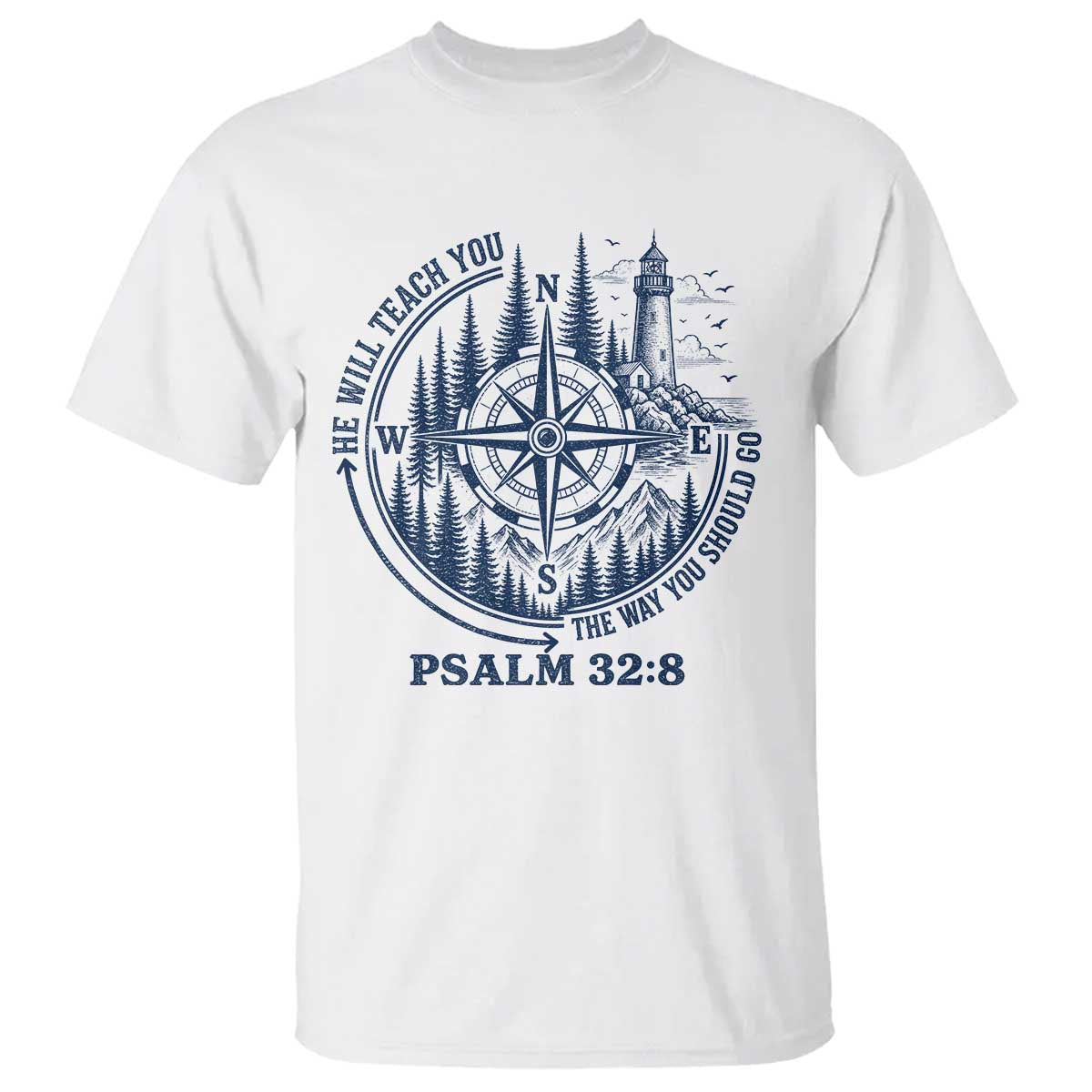 Christian Camping T Shirt He Will Teach You The Way You Should Go