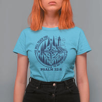 Christian Camping T Shirt For Women He Will Teach You The Way You Should Go