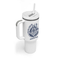 Christian Camping Tumbler With Handle He Will Teach You The Way You Should Go
