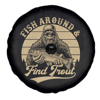 Fish Around And Find Trout Spare Tire Cover Bigfoot Fishing