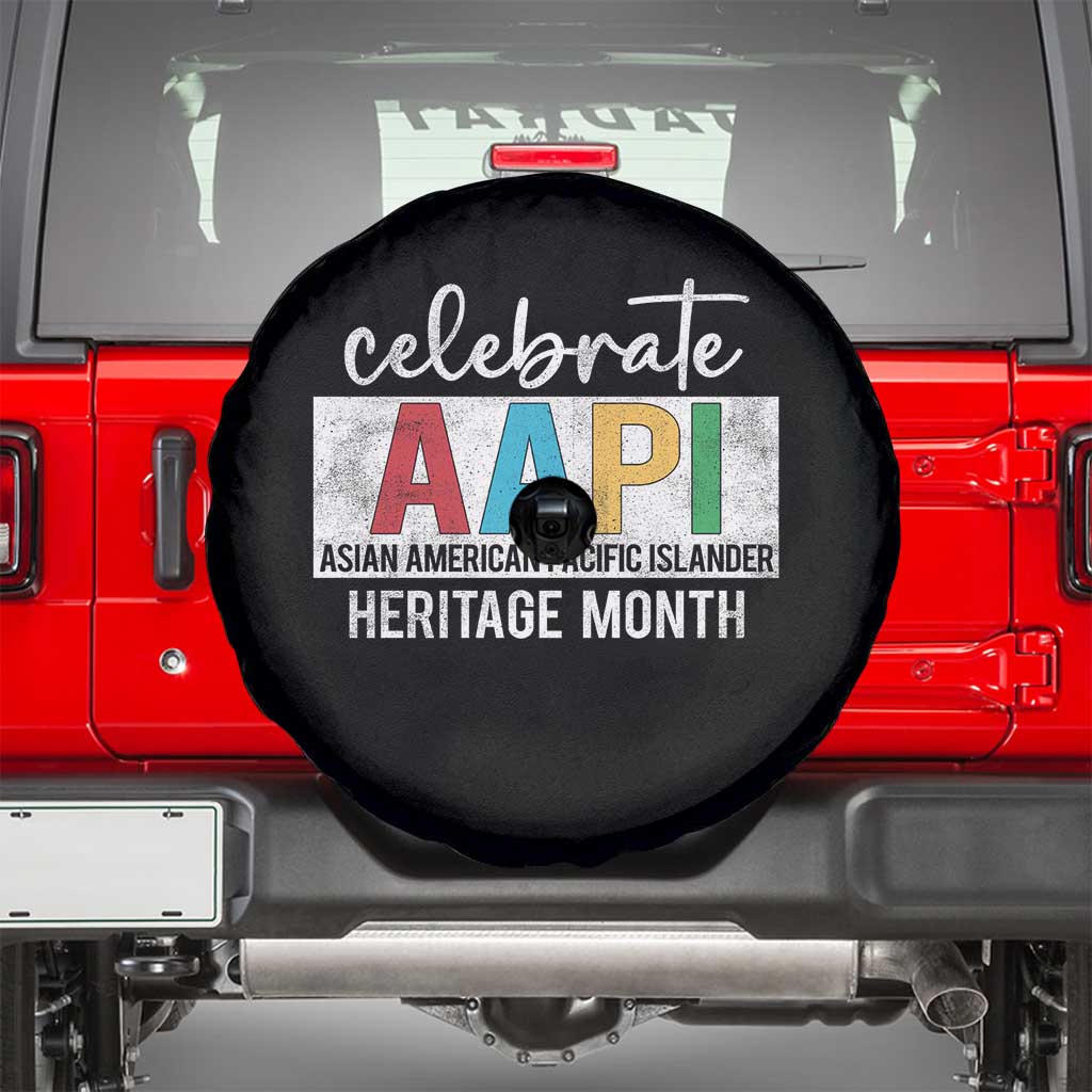 Celebrate AAPI Heritage Month Spare Tire Cover Asian American and Pacific Islander Countries