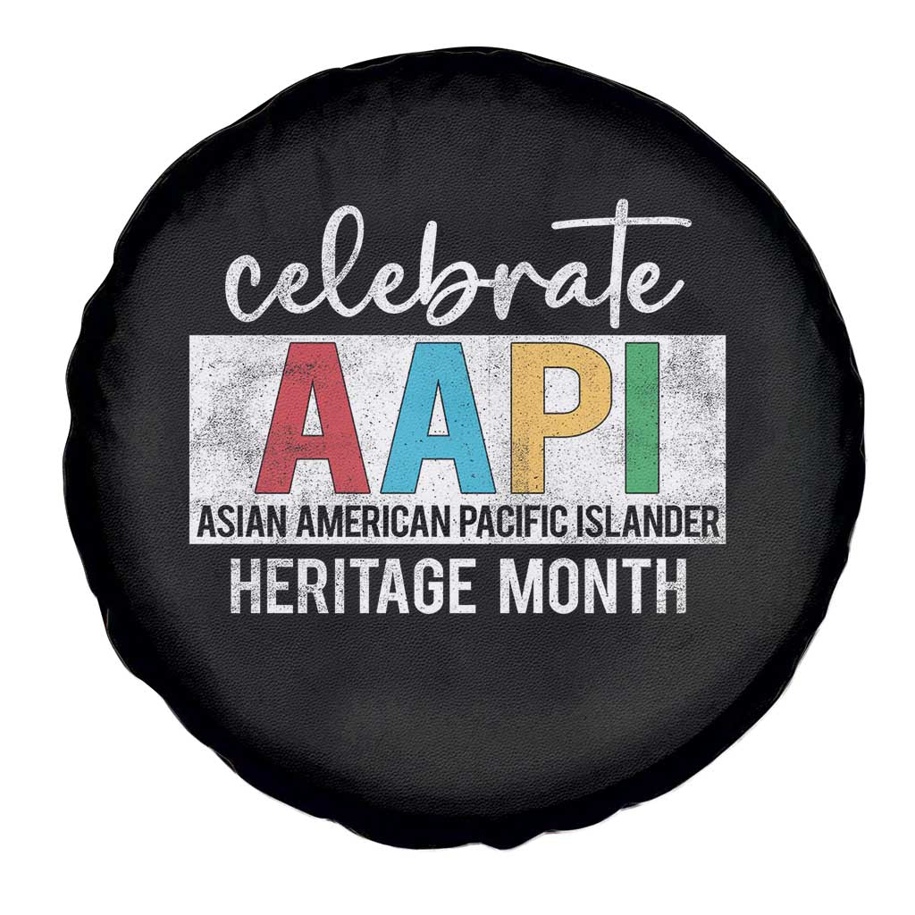 Celebrate AAPI Heritage Month Spare Tire Cover Asian American and Pacific Islander Countries