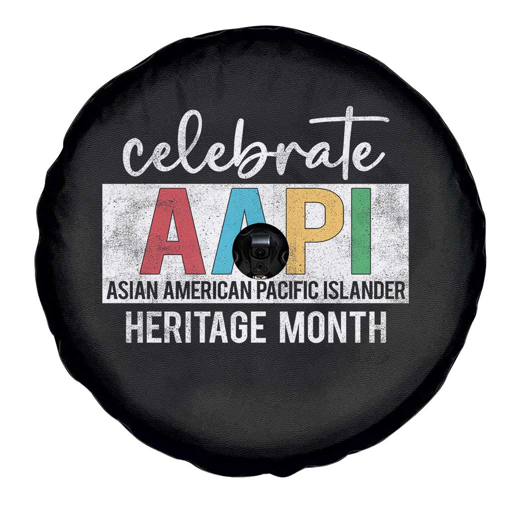 Celebrate AAPI Heritage Month Spare Tire Cover Asian American and Pacific Islander Countries