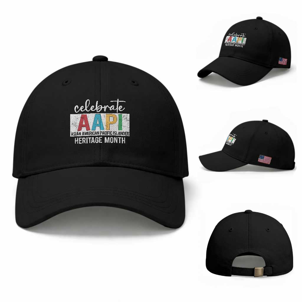 Celebrate AAPI Heritage Month Baseball Cap Asian American and Pacific Islander Countries