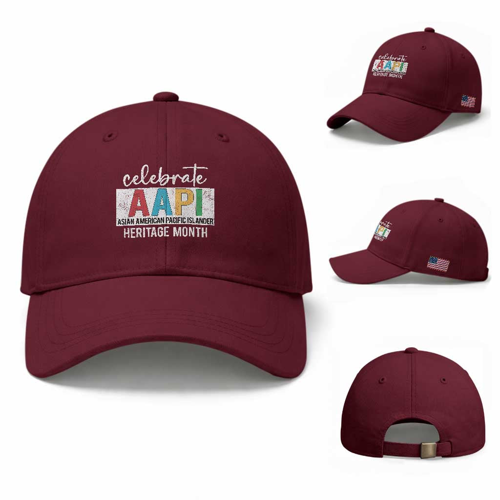 Celebrate AAPI Heritage Month Baseball Cap Asian American and Pacific Islander Countries