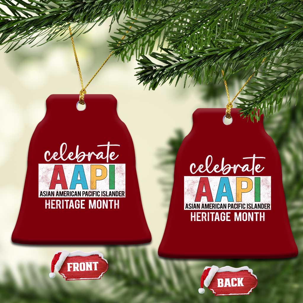Celebrate AAPI Heritage Month Ceramic Ornament Asian American and Pacific Islander Countries