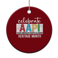 Celebrate AAPI Heritage Month Ceramic Ornament Asian American and Pacific Islander Countries