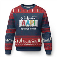 Celebrate AAPI Heritage Month Ugly Christmas Sweater Asian American and Pacific Islander Countries