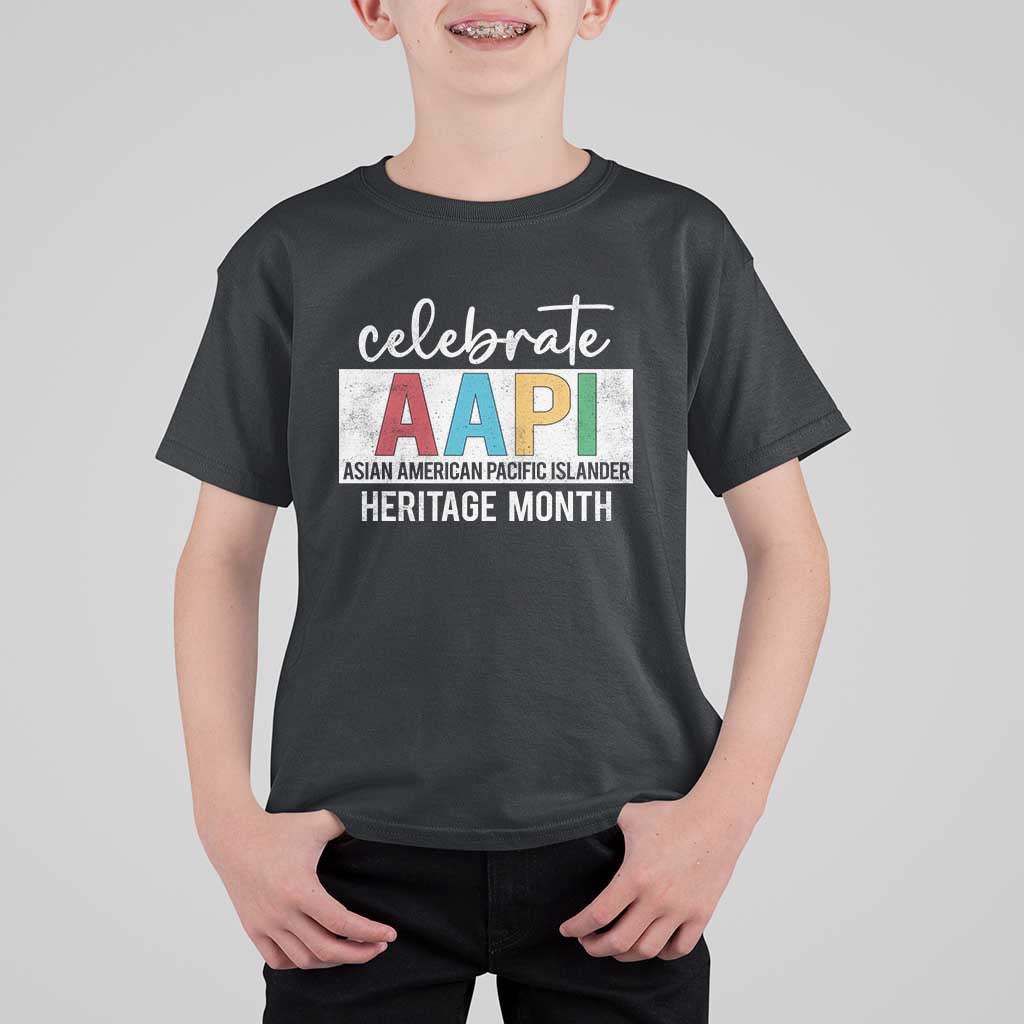 Celebrate AAPI Heritage Month T Shirt For Kid Asian American and Pacific Islander Countries