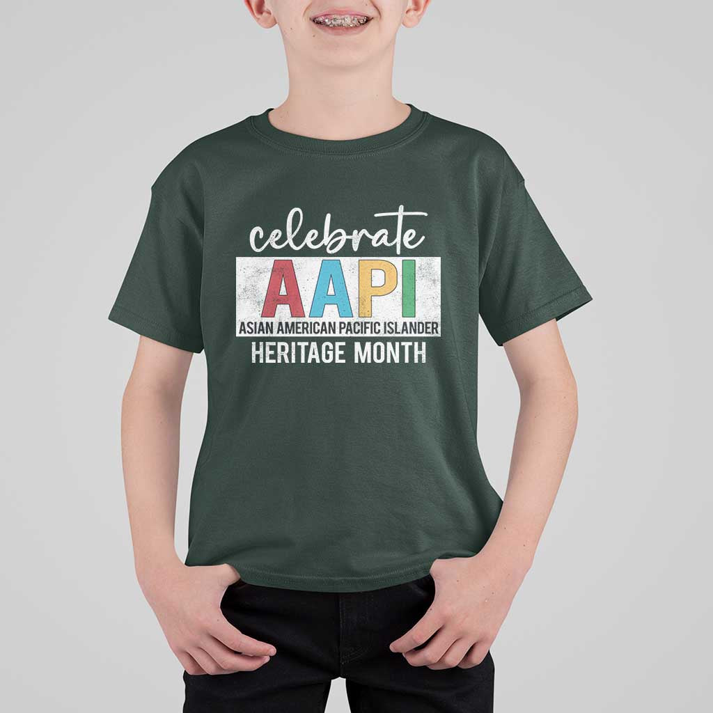 Celebrate AAPI Heritage Month T Shirt For Kid Asian American and Pacific Islander Countries