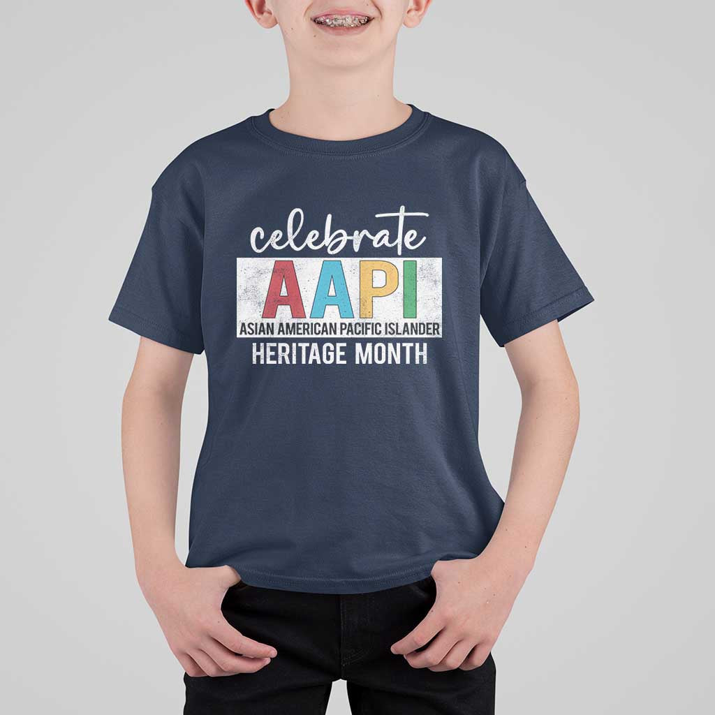 Celebrate AAPI Heritage Month T Shirt For Kid Asian American and Pacific Islander Countries
