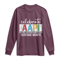 Celebrate AAPI Heritage Month Long Sleeve Shirt Asian American and Pacific Islander Countries