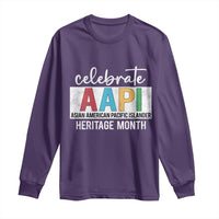 Celebrate AAPI Heritage Month Long Sleeve Shirt Asian American and Pacific Islander Countries
