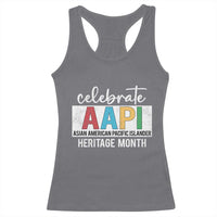 Celebrate AAPI Heritage Month Racerback Tank Top Asian American and Pacific Islander Countries