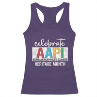 Celebrate AAPI Heritage Month Racerback Tank Top Asian American and Pacific Islander Countries