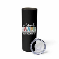 Celebrate AAPI Heritage Month Skinny Tumbler Asian American and Pacific Islander Countries